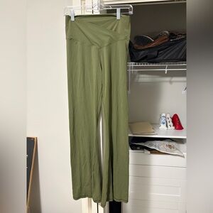 Aerie crossover flare pants